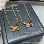 Simple Butterfly Sterling Silver Necklace - 图片 3
