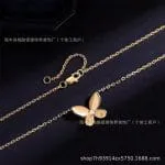 Simple Butterfly Sterling Silver Necklace - 图片 6