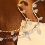 "As Unique As You" Round Cut Sterling Silver Necklace - 图片 3