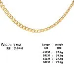 Fashion Titanium Steel Men's Necklace - 图片 15