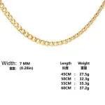 Fashion Titanium Steel Men's Necklace - 图片 17