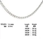 Fashion Titanium Steel Men's Necklace - 图片 18