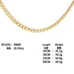 Fashion Titanium Steel Men's Necklace - 图片 20