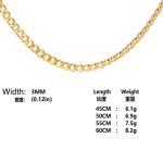 Fashion Titanium Steel Men's Necklace - 图片 7