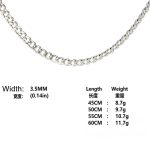 Fashion Titanium Steel Men's Necklace - 图片 8