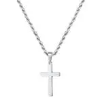 Religious Cross Stainless Steel Men's Necklace - 图片 6