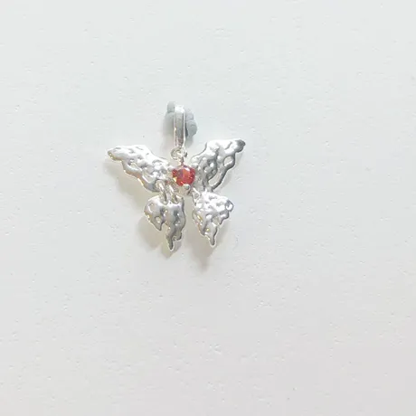 nk11_406_846281831609.jpg Dark Style Butterfly Sterling Silver Necklace - 图片 1