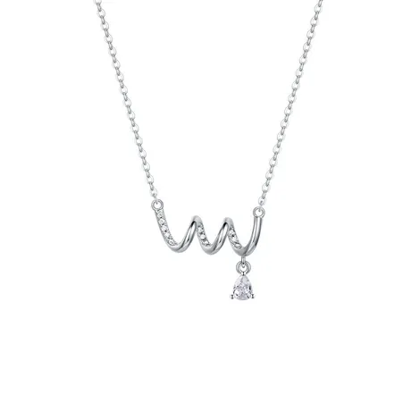 nk8_299_870200485324.jpg Serpent's Tear Snake Necklace Sterling Silver - 图片 1