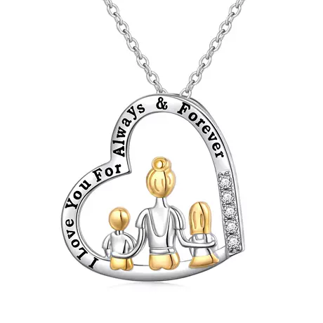 nk9_333_948682680922.jpg "Eternal Love" Personalized Heart Engraved Necklace Sterling Silver - 图片 1