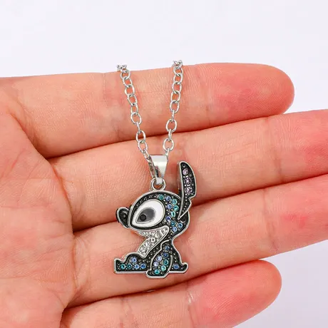 nk9_337_980551816693.jpg "Heart To Heart" Couple Of Little Monster Necklace Sterling Silver - 图片 1