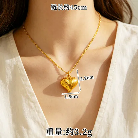 nk9_346_1072692051063.jpg "Family Love" Birthstone Heart Cage Necklace Colorful Design - 图片 1